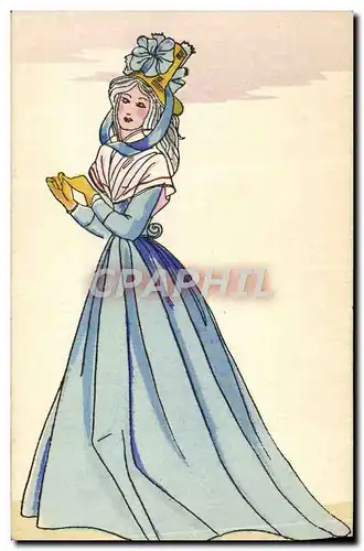 Ansichtskarte AK Histoire Du Costume Francais Revolution 1793