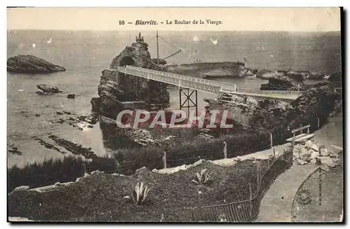 Cartes postales Biarritz Le Rocher de la Vierge