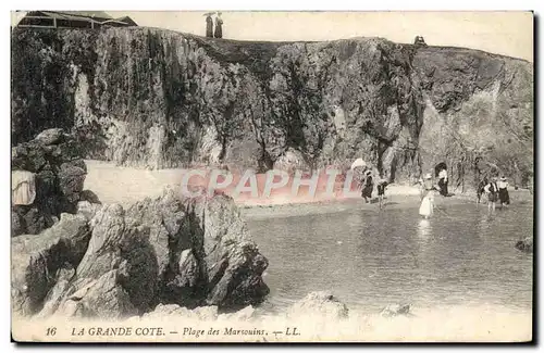 Ansichtskarte AK La Grande Cote Plage Des Marsouins