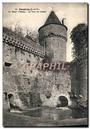 Cartes postales Fougeres Le Vieux Chateau La Tour Du Hallay