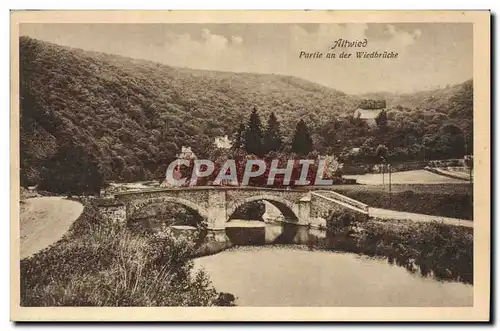 Cartes postales Altwied Partie an Der Wiedbricke