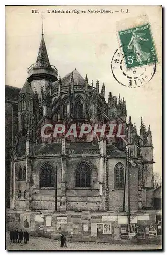 Cartes postales Eu L&#39Abside de L&#39Eglise Notre Dame