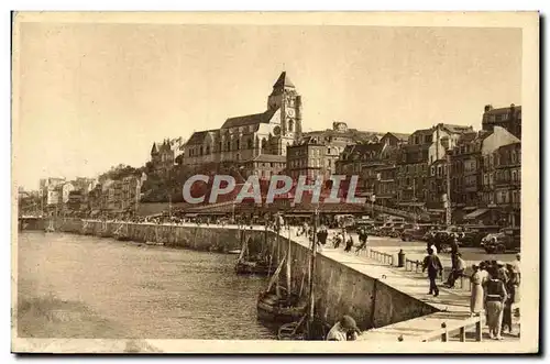 Cartes postales Le Treport Vue Generale du Treport et quai Francois 1er