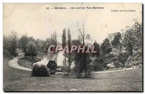 Cartes postales Roubaix Un Coin du Parc Barbieux