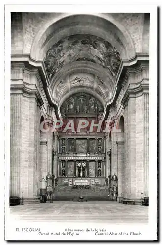 Cartes postales El Escorial Altar mayor de la Iglesia