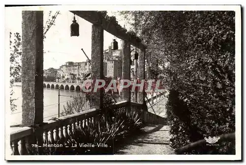 Cartes postales moderne Menton La Vieille Ville