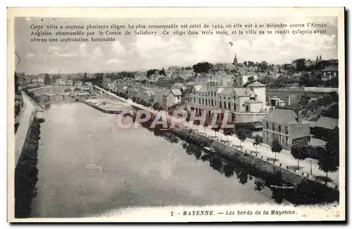 Ansichtskarte AK Mayenne Les bords de la Mayenne