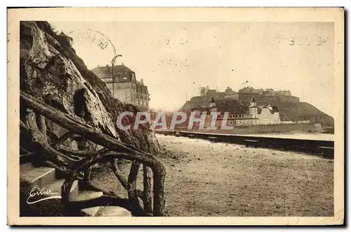 Ansichtskarte AK Granville Le casino vu de l&#39escalier des falaises