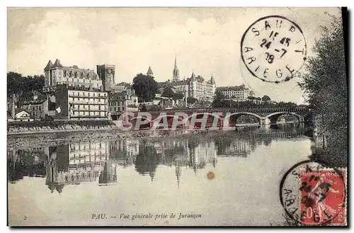 Cartes postales Pau Vue generale prise de Jurancon