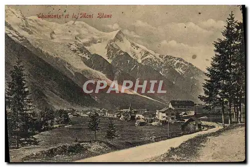 Cartes postales Chamonix et le Mont Blanc