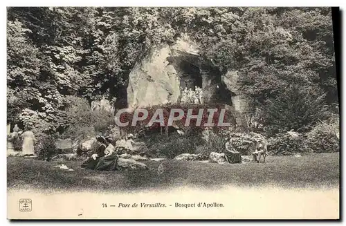 Ansichtskarte AK Parc de Versailles Bosquet d&#39Apollon