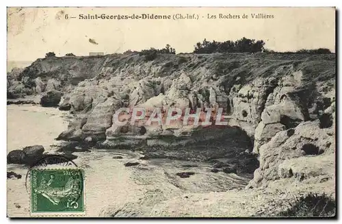 Cartes postales Saint Georges de Didonne Les Rochers de Vallieres