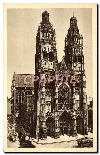 Cartes postales Tours La Cathedrale Saint Gatien