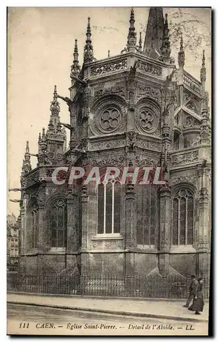 Cartes postales Caen Eglise Saint Pierre Detail de l&#39abside