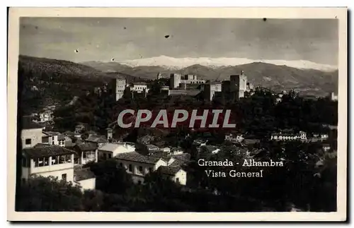 Ansichtskarte AK Granada Alhambra Vista General