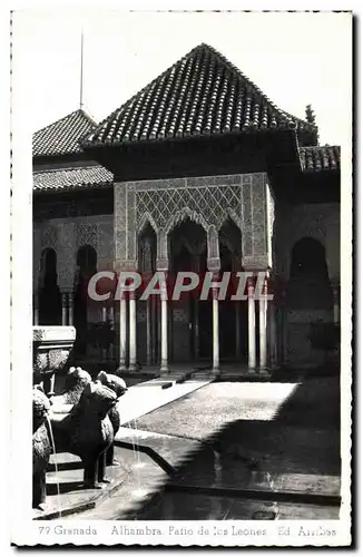 Cartes postales Granada Alhambra Patio de Lcs Leones Ed Ambas