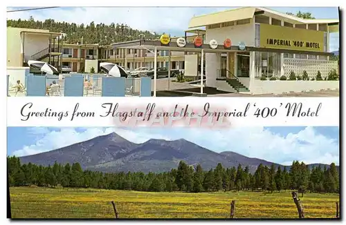 Cartes postales moderne Greetings from Flagstaff and the Imperial 400 Motel