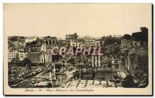 Cartes postales Roma Foro Romano dal Campidoglio