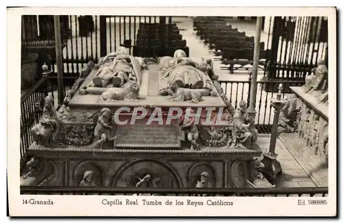 Cartes postales moderne Granada Capilla Real Tumba de los Reyes Catolicos
