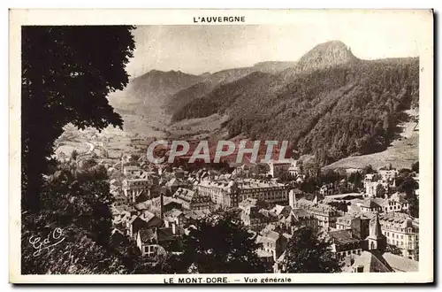 Cartes postales L&#39Auvergne Le Mont Dore Vue Generale