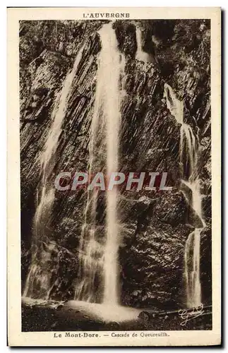 Cartes postales Le Mont Dore Cascade de Queureuitlh