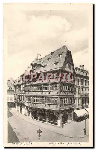 Cartes postales Strassburg Aeltestes Haus Kammerzell