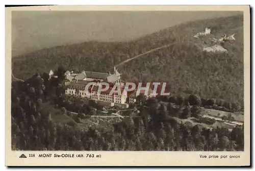 Ansichtskarte AK Mont Saint Odile Vue prise en avion