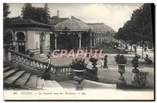 Cartes postales Vittel Les Galeries vues des Terrasses