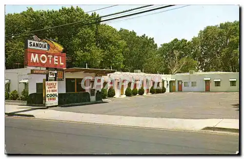Moderne Karte Sandia Motel Central Avenue Albuquerque New Mexico