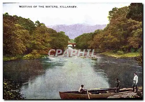 Ansichtskarte AK Meeting of the Waters Killarney Barque