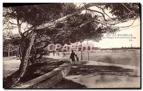 Cartes postales La Rochelle La Plage a Travers les Pins