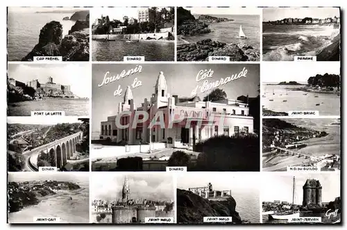 Cartes postales moderne Dinard Saint Malo Cap Frehel Parame Fort la Latte Sant Cast Saint Servan