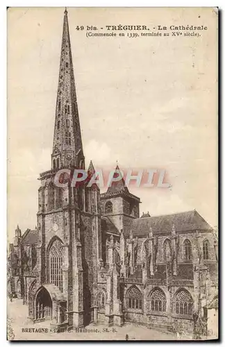 Cartes postales Treguier La Cathedrale