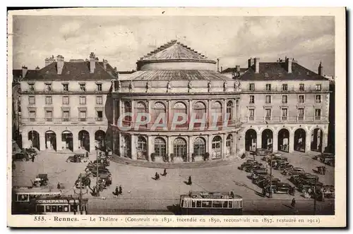 Cartes postales Rennes Le Theatre