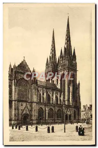 Cartes postales Quimper La Cathedrale