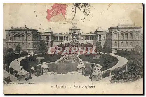 Cartes postales Marseille Le Palais Longchamp