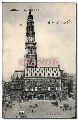 Cartes postales Arras L'Hotel de Ville