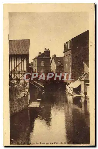 Cartes postales Lisieux La Touques au Pont de la Rue de Caen