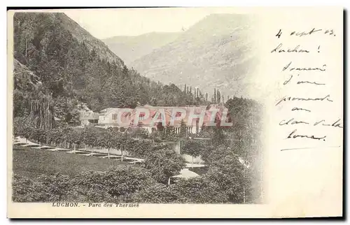 Cartes postales Luchon Parc des Thermes