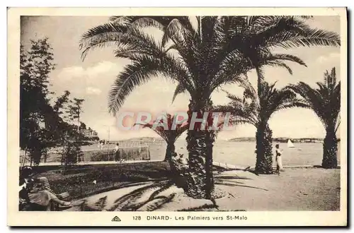 Cartes postales Dinard Les Palmiers vers Saint Malo