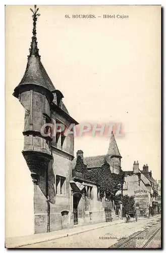 Cartes postales Bourges Hotel Cujas Boucherie Charcuterie