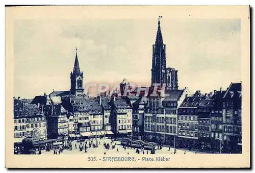 Cartes postales Strasbourg Place Kleber