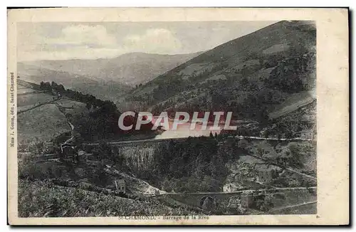 Cartes postales St Chamond Barrage de la Rive