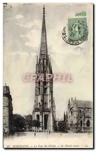 Cartes postales Bordeaux La Tour St Michel