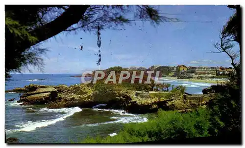 Cartes postales moderne Biarritz Le Rocher du Basta