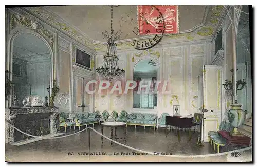 Cartes postales Versailles Le Petit Trianon le salon