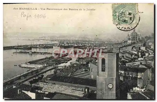 Ansichtskarte AK Marseille Vue panoramique des bassins de la Joliette