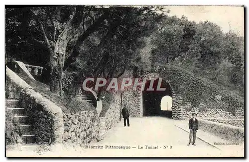 Ansichtskarte AK Biarritz Pittoresque Le Tunnel