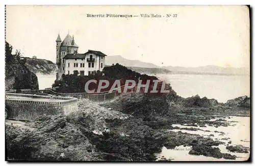 Cartes postales Biarritz Pittoresque Villa Belxa