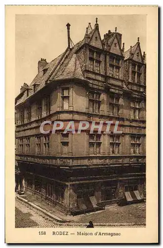 Cartes postales Rodez Maison d&#39Armagnac